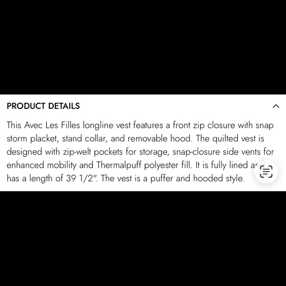 Avec Les Filles Buff Hooded Puffer Vest - Picture 3 of 6